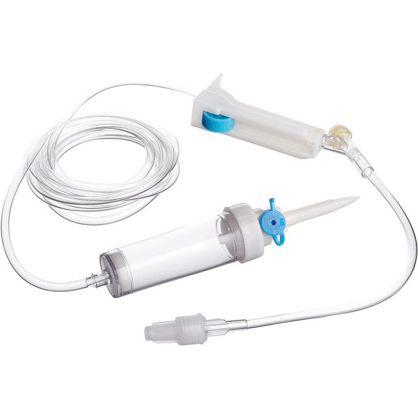 SET INFUSIONE DEFLUSSORE PER TERAPIE INFUSIONALI IN PVC senza ftalati - in blister - conf.360pz