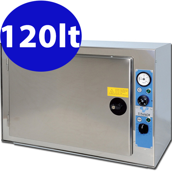 STERILIZZATRICE A SECCO TITANOX TERMOVENTILATA - capacità 120lt