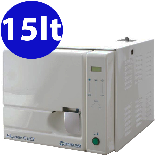 AUTOCLAVE A VAPORE HYDRA EVO elettronica - 15L - CLASSE N - capacità 15lt