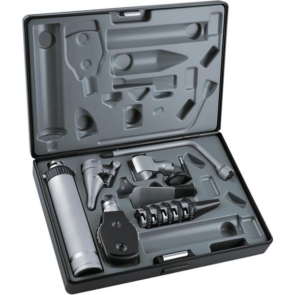 SET DIAGNOSTICO VETERINARIA XENON-ALOGENO con OTO OPERATIVO  e OFTALMOSCOPIO - astuccio rigido