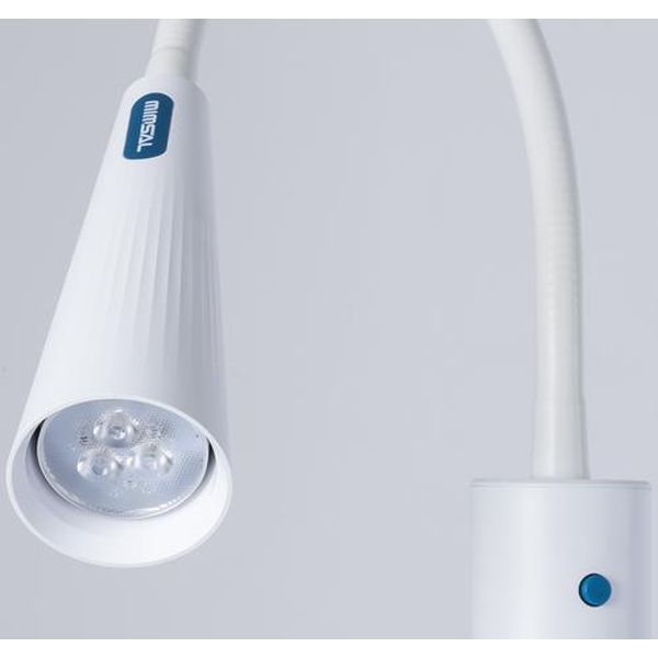 LAMPADA DA VISITA LED LUXIFLEX II - 25000 lux - 4000°K - potenza 8W - su carrello