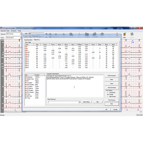 ELETTROCARDIOGRAFO / ECG CONTEC 300G - 3canale con display