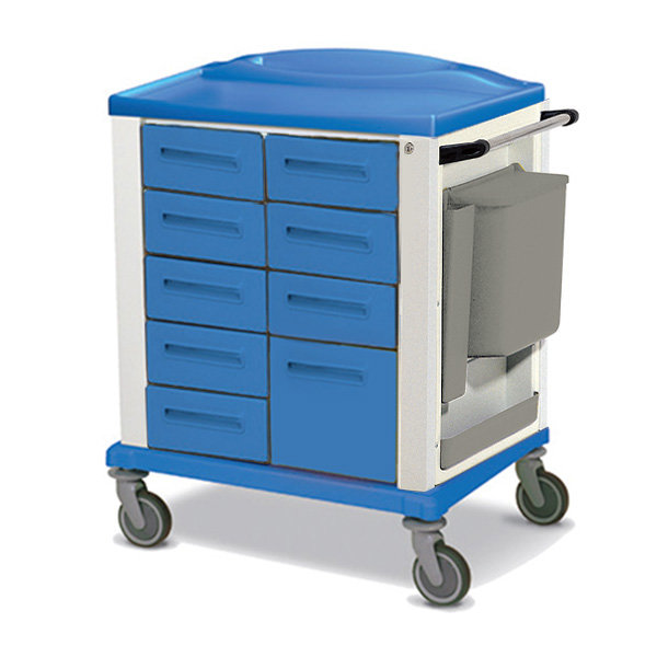 CARRELLO BASIC - standard - 9 cassetti - blu