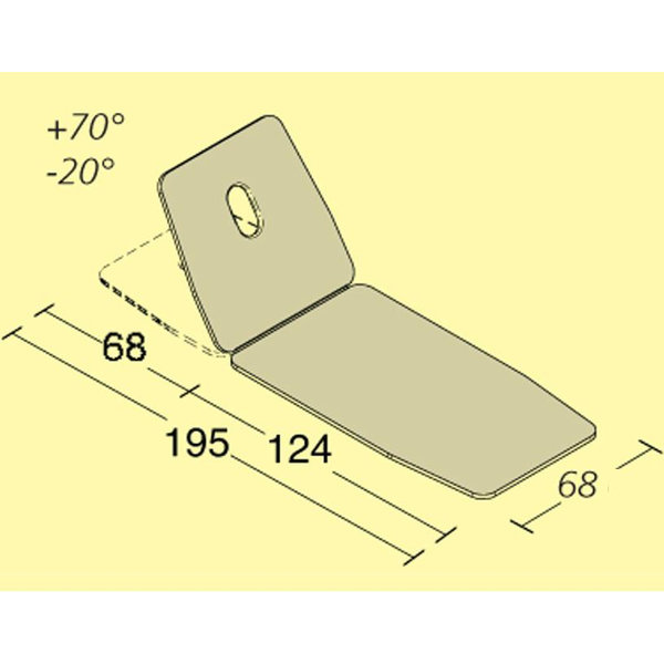 LETTINO ELETTRICO MULTIFUNZIONE BRUXELLES - 195x68xh.47/97cm - portata 180kg - blu
