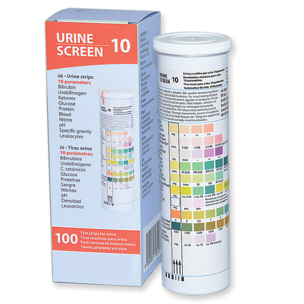 STRISCE URINE IN FLACONE - 10 parametri - tubetto 100 strisce