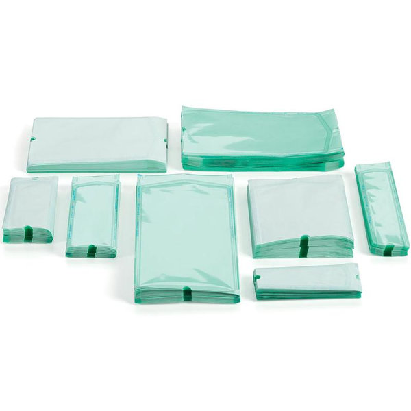 BUSTE PER STERILIZZAZIONE AUTOCLAVE PIATTE NON AUTOSALDANTI - 20x30cm - conf.1000pz