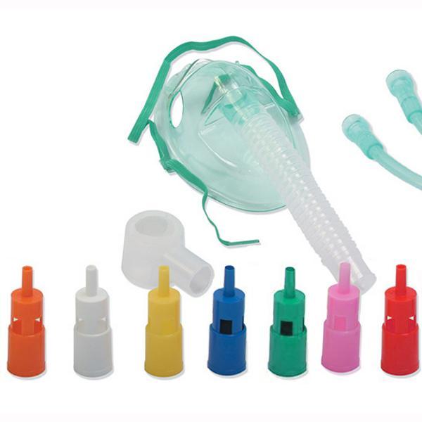 MASCHERA OSSIGENOTERAPIA DI VENTURI - con tubo 2mt - Adulto / Pediatrico