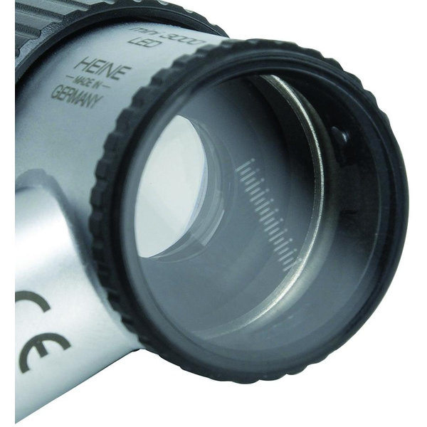 DERMATOSCOPIO HEINE MINI 3000 LED 2,5V - 10X - con piastrina senza scala graduata