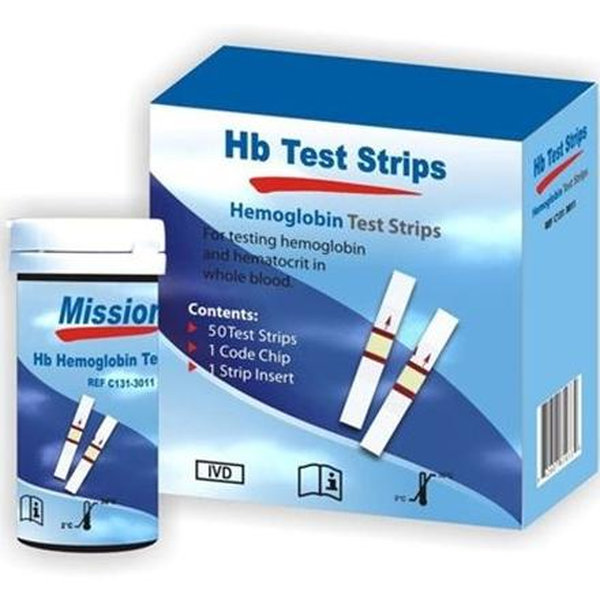 STRISCE PER TEST EMOGLOBINA CON 1 CHIP - conf.50pz