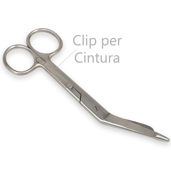 FORBICI TAGLIABENDE LISTER - con clip - 14cm 
