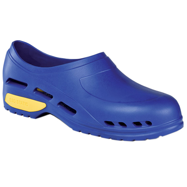 CALZATURE PROFESSIONALI ZOCCOLI SANITARI CLOG MEDICO ULTRALEGGERE 200gr - Bianco / Blu - varie misure