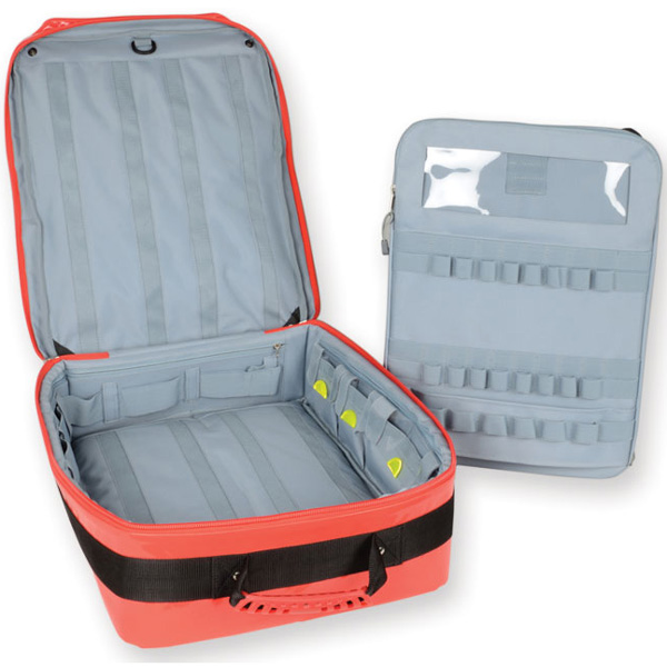 ZAINO BORSA EMERGENZA SOCCORSO PER AMBULANZA SILOS-2 - impermeabile - 38x24xh.50cm - vuoto 