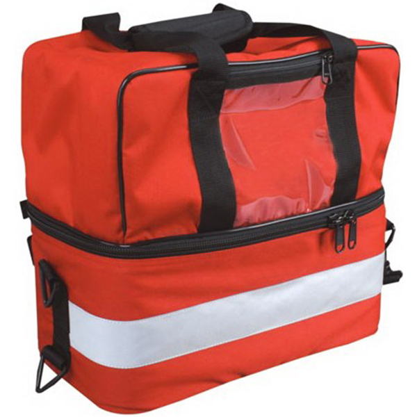 BORSA EMERGENZA SOCCORSO MULTIUSO EXTREME 840 - 38,5x21xh.35,5cm - vuota - rossa