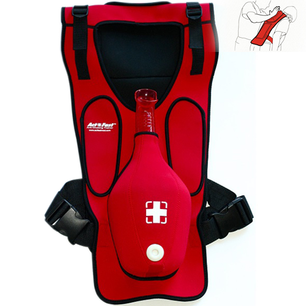 SIMULATORE MANOVRA DI HEIMLICH DISOSTRUZIONE VIE AEREE ANTI CHOKING TRAINER – colore Rosso