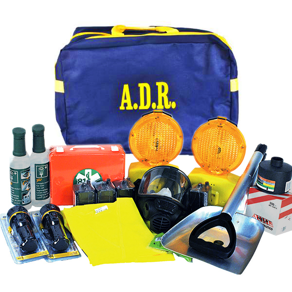 BORSA KIT ADR GAS PER TRASPORTO MERCI PERICOLOSE - Direttiva UE 1994/55/CE - 56X23X34cm
