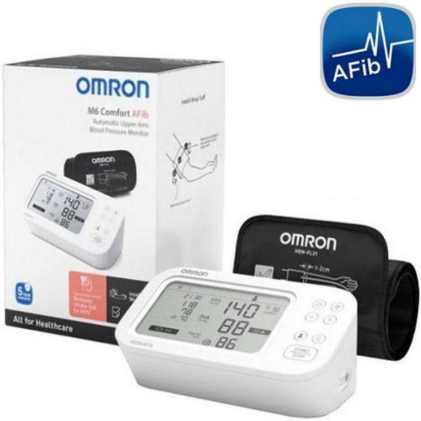 SFIGMOMANOMETRO MISURA PRESSIONE DIGITALE OMRON M6 COMFORT AFIB - 2 utenti - 200 memorie