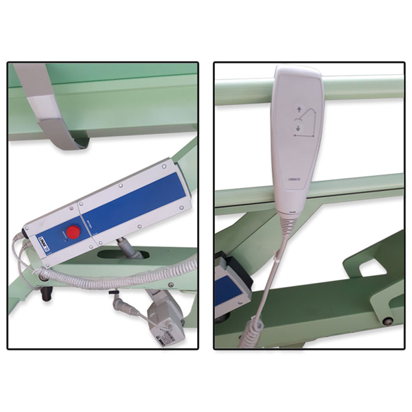 BARELLA DA DOCCIA elettrica - 200x74,6xh.75,3-110,8cm - Portata max 190kg