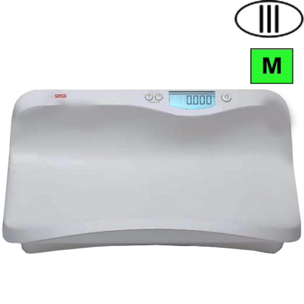 BILANCIA PESA NEONATI OSPEDALIERA DIGITALE SECA 376 - Classe III - portata 20kg - bianca