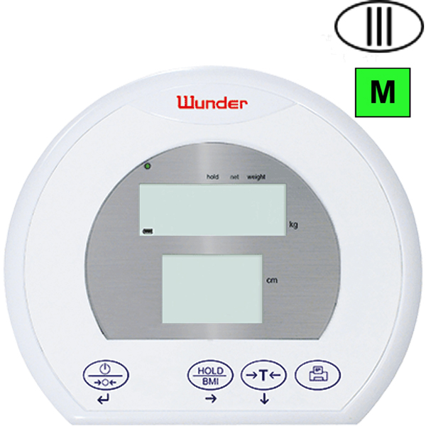 BILANCIA PESAPERSONE DIGITALE RB-L - classe III - divisione 50/100g - portata 200kg