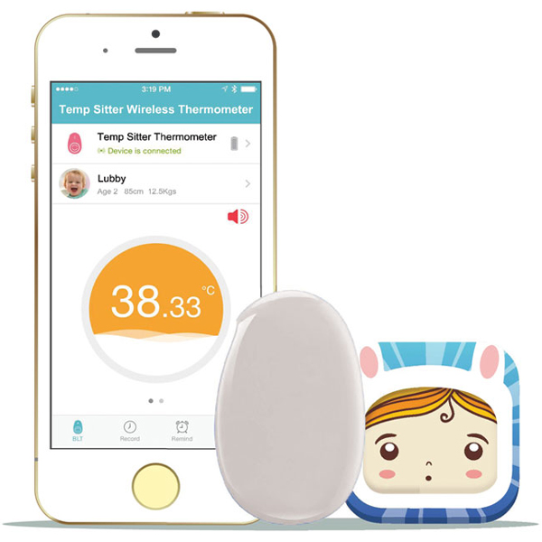 TERMOMETRO PEDIATRICO WIRELESS TEMP SITTER - colore bianco