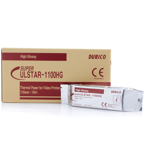 CARTA TERMICA COMPATIBILE per VIDEOSTAMPANTI SONY/MITSUBISHI - compatibilità mod. UPP-110HG/K91HG/KP91HG - conf.5rotoli