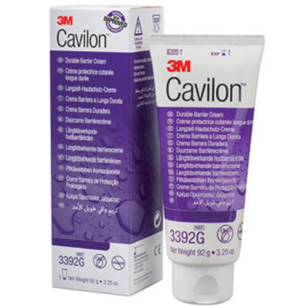 CREMA DOPPIA BARRIERA CAVILON 3392G 3M - senza ossido di zinco - per pazienti incontinenti - 92gr