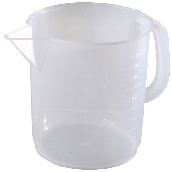 CARAFFA / BOTTIGLIA GRADUATA AUTOCLAVABILE in plastica - capacità 500ml