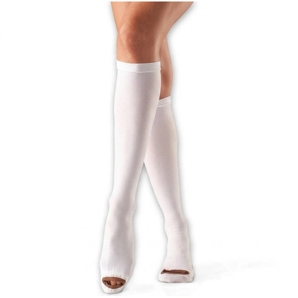 CALZE COMPRESSIVE GAMBALETTO ANTI EMBOLO con foro di ispezione - varie misure