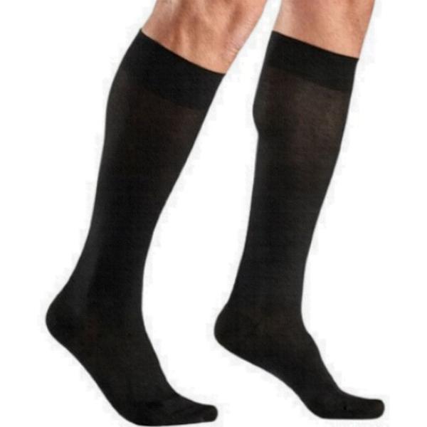 CALZA GAMBALETTO COTONE UNISEX - COMPRESSIONE ALTA - COLORE NERO - varie misure