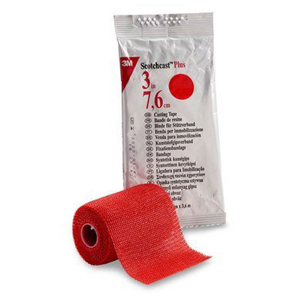 BENDA GESSATA IN FIBRA DI VETRO CON RESINA POLIURETANICA SCOTCHCAST 3M - 7,5cmx3,65m - vari colori - Conf.10pz