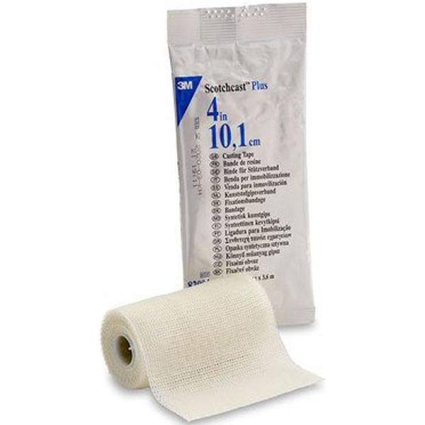 BENDA GESSATA IN FIBRA DI VETRO CON RESINA POLIURETANICA SCOTCHCAST 3M - 10cmx3,65m - vari colori - Conf.10pz