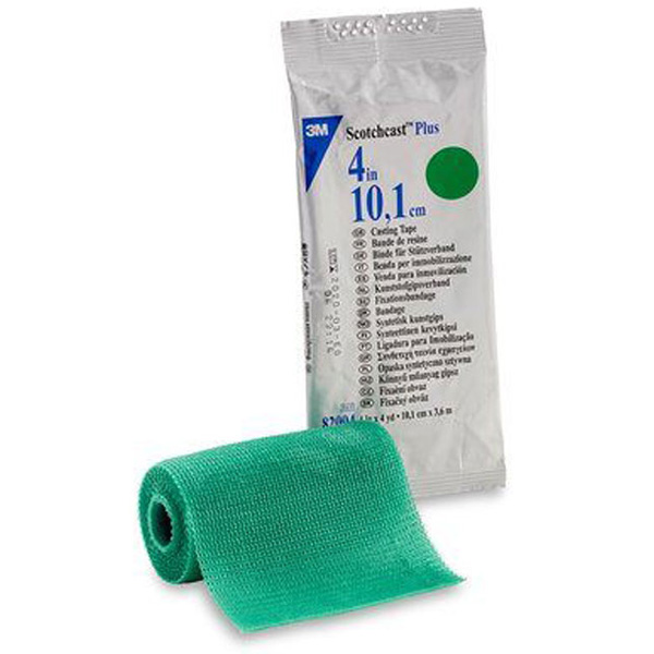 BENDA GESSATA IN FIBRA DI VETRO CON RESINA POLIURETANICA SCOTCHCAST 3M - 10cmx3,65m - vari colori - Conf.10pz
