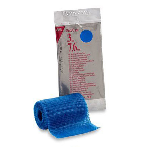 BENDA GESSATA SEMIRIGIDA SOFT-CAST 3M - 7,55cmx3,65m - vari colori - Conf.10pz