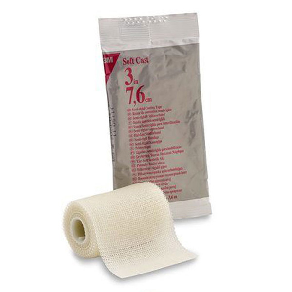 BENDA GESSATA SEMIRIGIDA SOFT-CAST 3M - 7,55cmx3,65m - vari colori - Conf.10pz