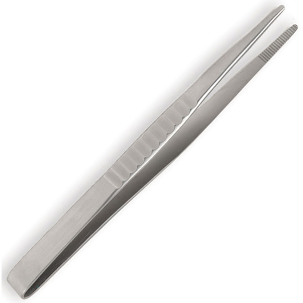 PINZETTA PER DISSEZIONE ENGLISH TOE in acciaio inox - retta -14 cm