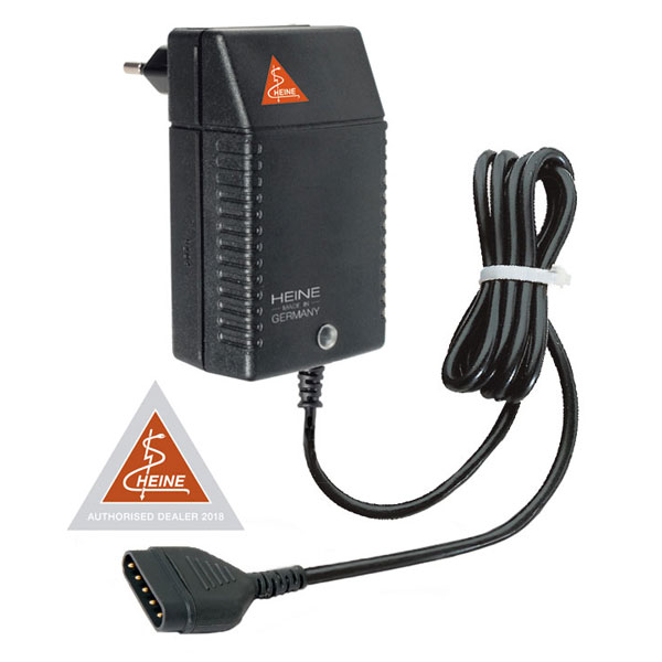 LAMPADA FRONTALE HEINE ML4 ML4 LED IN HQ con MPACK e TRASFORMATORE A RETE