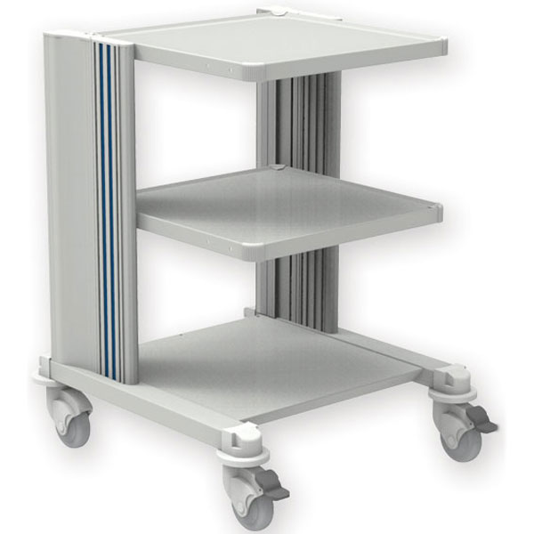CARRELLO PROFESSIONALE - 2 ripiani - h.80cm
