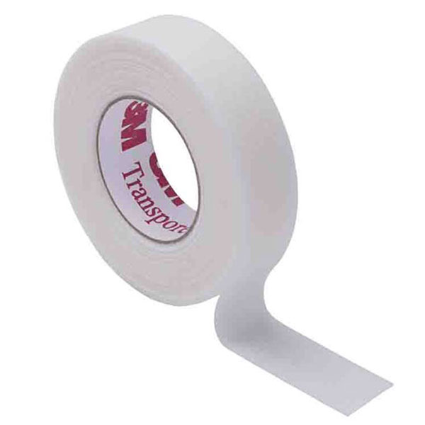 CEROTTO TRAFORATO CON SUPPORTO IN RAYON E POLIESTERE 3M™ Transpore™ bianco - 13mm.x9,14m - Conf.24pz
