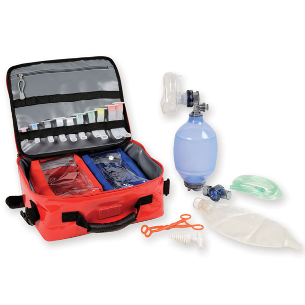 BORSA KIT EMERGENZA CON PALLONE IN SILICONE ADULTI