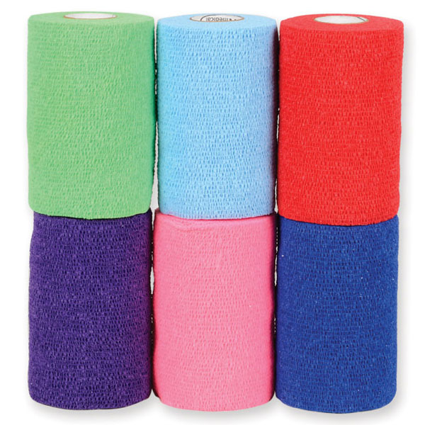 BENDA COESIVA FLESSIBILE CO-PLUS 6,3m.x10cm - colori misti - Conf.18pz