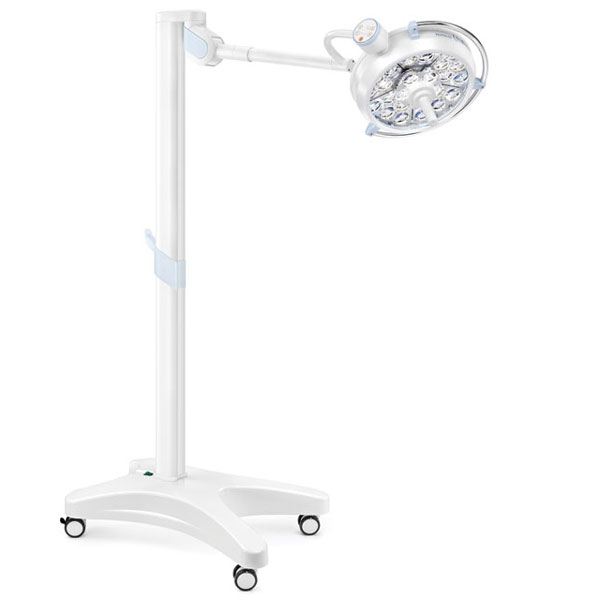 LAMPADA SCIALITICA A LED PENTALED 30E - 130.000 lux - 5000°K - potenza 299W - su carrello con batteria