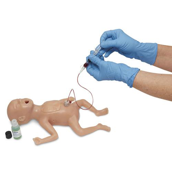 MANICHINO SIMULATORE NEONATO PREMATURO PER ASSISTENZA NEONATALE - peso 1,11kg