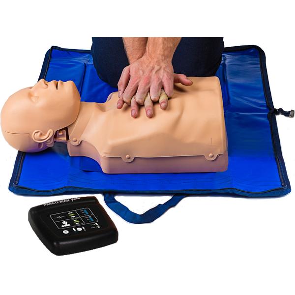 MANICHINO BLS RCP TORSO PRACTIMAN PLUS - ADULTO / PEDIATRICO con feedback digitale e borsa