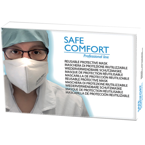 MASCHERINA PROFESSIONALE SAFE COMFORT RIUTILIZZABILE A 5 STRATI