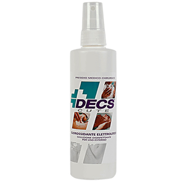 DISINFETTANTE DECS CUTE CLORO ATTIVO DISINFEZIONE PERSONALE MEDICO E PARAMEDICO SPRAY - flacone 250ml