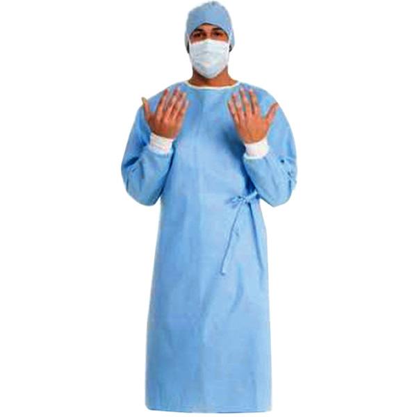 CAMICE CHIRURGICO MONOUSO IN SMMS STERILE 50g RINFORZATO - varie misure - conf.50pz