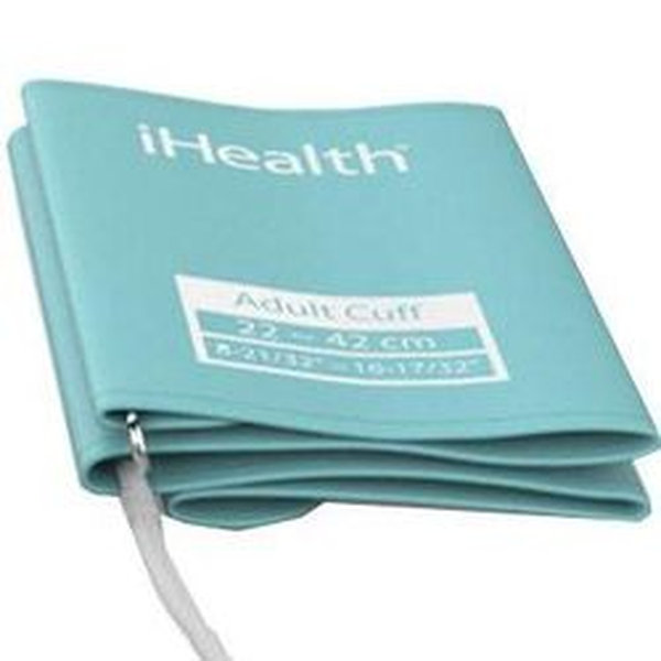 BRACCIALE PRESSIONE ARTERIOSA AD 1 tubo - ricambio - per iHEALTH TRACK cod. 23499 - adulti 22-42cm