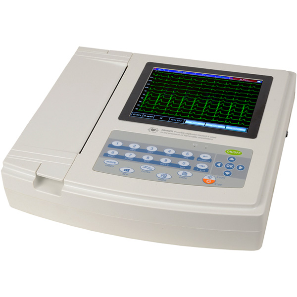 ELETTROCARDIOGRAFO ECG CONTEC 1200G - 12 DERIVAZIONI - 3/6/12 canali con display