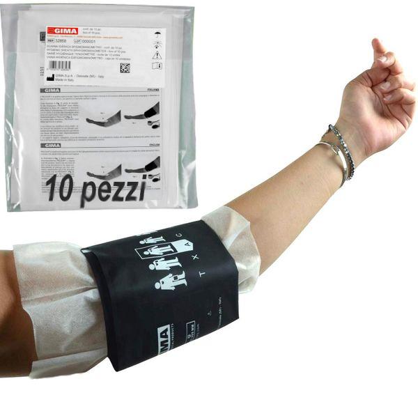 GUAINA IN TNT DI PROTEZIONE IGIENICA BRACCIALI PRESSIONE SFIGMOMANOMETRI - conf.10pz