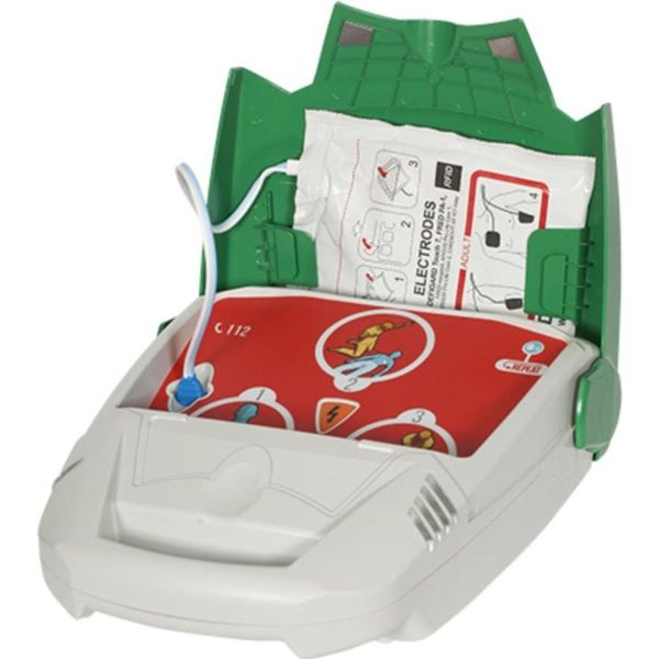 DEFIBRILLATORE SEMIAUTOMATICO DAE DEFISIGN LIFE - con kit RCP di emergenza e adesivo di presenza